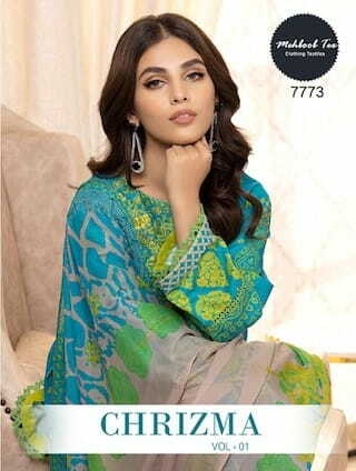 MEHBOOB TEX CHARIZMA VOL 1 COTTON PRINTED PAKISTANI SUITS SURAT