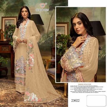 HOOR TEX 23022 A TO G FOX GEORGETTE SALWAR KAMEEZ