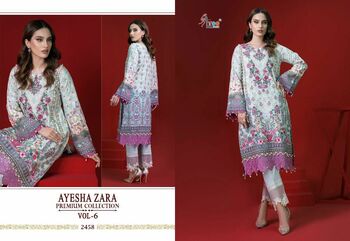 SHREE FABS AYESHA ZARA PREMIUM COLLECTION VOL 6 2456 TO 2461 SERIES