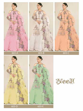 NOOR D.NO 603 PAKISTANI SALWAR KAMEEZ