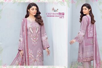 SHREE FABS CHEVRON REMIX PREMIUM COLLECTION VOL 2 PAKISTANI SUITS LATEST CATALOGUE 2022