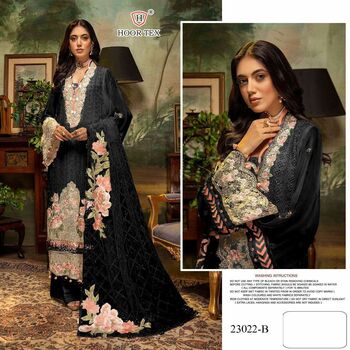 HOOR TEX 23022 A TO G FOX GEORGETTE SALWAR KAMEEZ