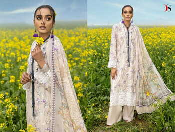 DEEPSY SUITS IMAGE CHIKANKARI 23 2 COTTON PRINT PAKISTANI SUITS