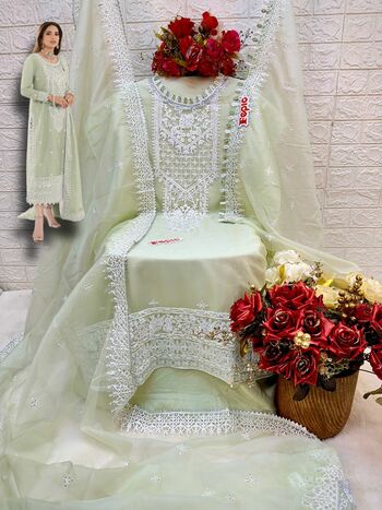 FEPIC ROSEMEEN 1614 SERIES EMBROIDERY PAKISTANI SUITS WHOLESALER