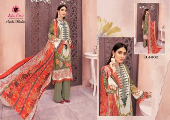 NAFISA COTTON AYESHA IBHRAHIM VOL 4 COTTON KARACHI SUITS CATALOGUE