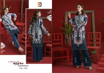 SHRADDHA DESIGNER FIRDOUS VOL 7 LAWN COTTON PRINTED PAKISTANI SUITS CATALOGUE