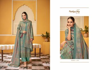 MUMTAZ ARTS HEERIYE VISCOSE PASHMINA PRINT EMBROIDERY SUITS WINTER COLLECTION