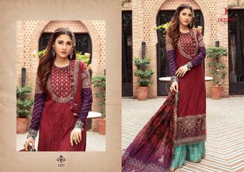 DEEPSY MARIA B SATIN SILK SUITS WHOLESALE