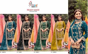 SHREE FABS SR 1048 READYMADE PAKISTANI SALWAR SUITS SURAT