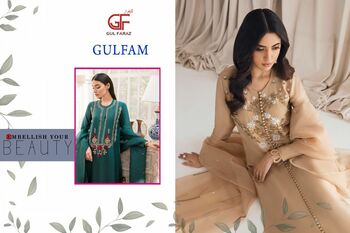 GUL FARAZ GULFAM GEORGETTE PAKISTANI SUITS CATALOGUE