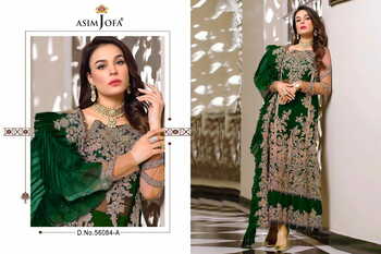 ASIM JOFA VOL 5 GEORGETTE EMBROIDERED PAKISTANI SUITS