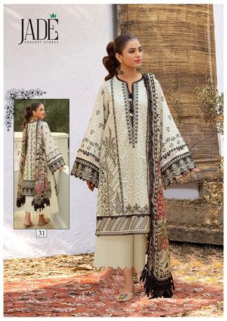 JADE CHEVRON VOL 4 KARACHI SUITS SUPPLIER IN SURAT