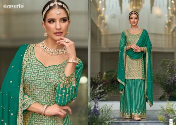 ZAVERI PREET HEAVY READYMADE SUITS MANUFACTURER 