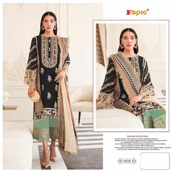 FEPIC ROSEMEEN C 1233 SERIES GEORGETTE PAKISTANI SUITS LATEST COLLECTION