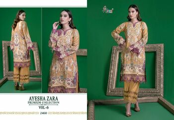 SHREE FABS AYESHA ZARA PREMIUM COLLECTION VOL 6 2456 TO 2461 SERIES