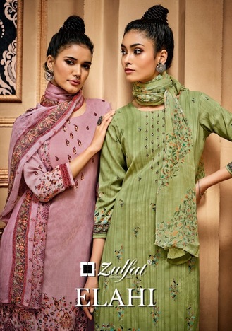 ZULFAT ELAHI PASHMINA WINTER SUITS LATEST CATALOGUE