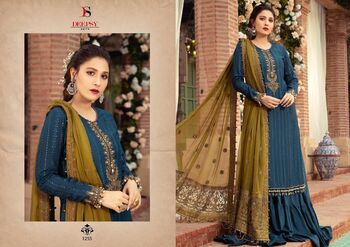 DEEPSY MARIA B SATIN SILK SUITS WHOLESALE