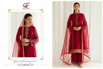 GUL FARAZ GULFAM GEORGETTE PAKISTANI SUITS CATALOGUE