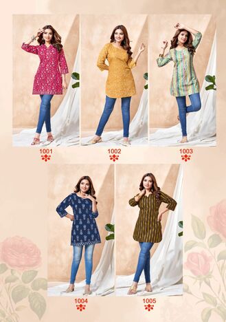 BALAJI COTTON OMISHA READYMADE KURTI DISTRIBUTOR IN SURAT 