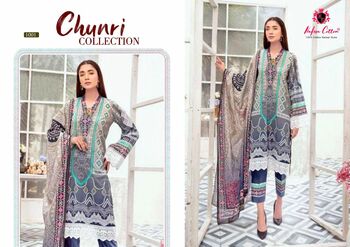 NAFISA COTTON CHUNRI COLLECTION PAKISTANI LAWN KARACHI SUITS WHOLESALER