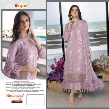 FEPIC ROSEMEEN C1609 GEORGETTE PAKISTANI SUITS SUPPLIER IN SURAT