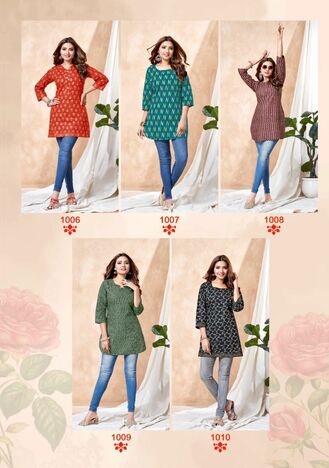 BALAJI COTTON OMISHA READYMADE KURTI DISTRIBUTOR IN SURAT 