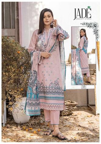 JADE CHEVRON VOL 4 KARACHI SUITS SUPPLIER IN SURAT