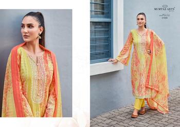 MUMTAZ ARTS SOOTI DHAAGE LAWN CAMBRIC DIGITAL PRINT SUITS AT SURAT