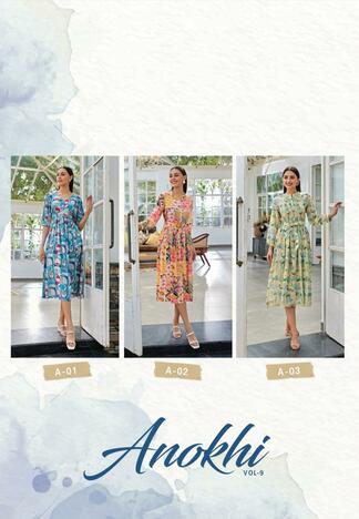 S4U ANOKHI VOL 9 KURTIS WHOLESALER SURAT