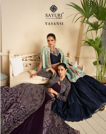 SAYURI DESIGNER VASANSI HEAVY DESIGNER SUITS MANUFACTURER 