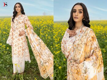 DEEPSY SUITS IMAGE CHIKANKARI 23 2 COTTON PRINT PAKISTANI SUITS