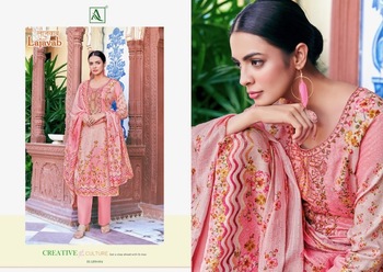 ALOK SUITS LAJAVAB DESIGNER PRINTED SUITS SUPPLIER SURAT