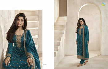 VINAY KASEESH AANCHAL GEORGETTE SILK SALWAR SUITS SUPPLIER SURAT