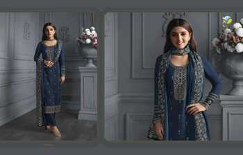 VINAY SILKINA ROYAL CREPE VOL 42 63061 TO 63070 SERIES PRINTED SUITS