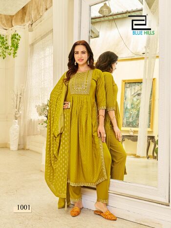 BLUE HILLS TREND CAPTURE NYRA CUT KURTIS NEW COLLECTION 2023