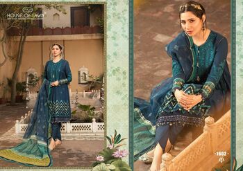 HOUSE OF LAWN MARIA B LAWN PAKISTANI PRINTED SUITS LATEST CATALOG