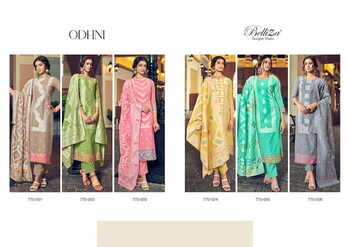 BELLIZA ODHNI PURE COTTON JACQUARD SALWAR SUITS CATALOGUE