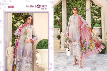 SHREE FABS MARIA B MPRINT VOL 11 COTTON PRINTED PAKISTANI SUITS LATEST CATALOGUE