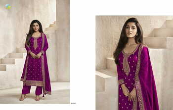 VINAY KASEESH AANCHAL GEORGETTE SILK SALWAR SUITS SUPPLIER SURAT