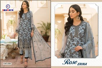 SHANAYA ROSE ERINA GEORGETTE DESIGNER PAKISTANI SUITS