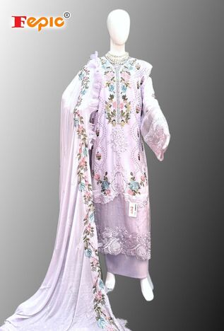 FEPIC ROSEMEEN C 1242 SERIES FOUX GEORGETTE PAKISTANI SUITS COLLECTION