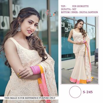 SHREE FABS S 245 SARA ALI KHAN SUIT IN SINGLES