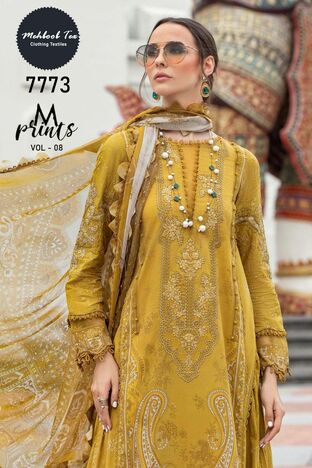 MEHBOOB TEX M PRINTS VOL 8 COTTON PRINT EMBROIDERY SUITS SURAT