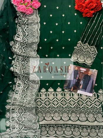 ZARQASH ADAN LIBAS VOL 2 FOX GEORGETTE PAKISTANI SUITS WHOLESALE