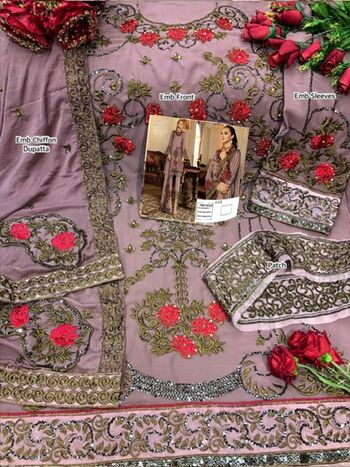 HOOR TEX  H 11 FOUX GEORGETTE SALWAR KAMEEZ CATALOGUE