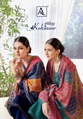 ALOK SUITS KOHINOOR PURE KASHMIRI HAND WORK SUITS AT WHOLESALE PRICE