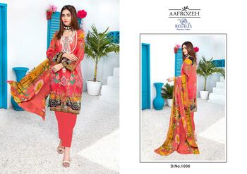 AAFROZEH REGALIA COTTON PRINTED KARACHI SUITS BEST PRICE