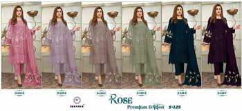 SHANAYA ROSE PREMIUM EDITION S 125 PAKISTANI SUITS CATALOGUE