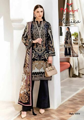 MISHRI CREATION MALIKA VOL 8 KARACHI COTTON PRINTED SUITS BEST PRICE