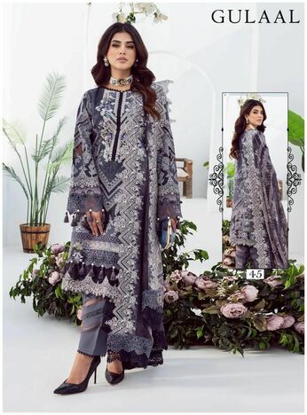 GULAAL CLASSY LUXURY COTTON COLLECTION VOL 5 COTTON KARACHI SUITS SURAT